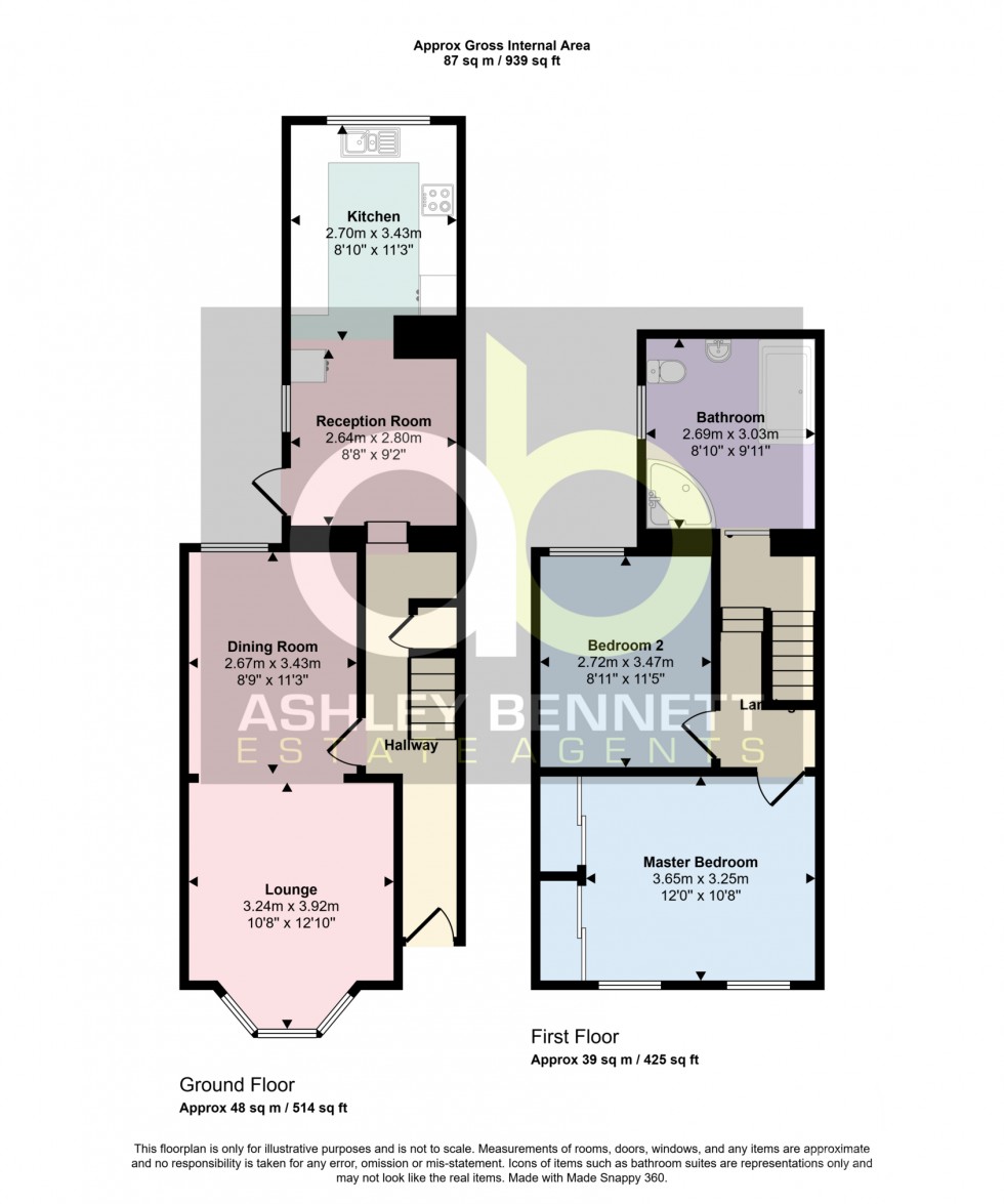 Floorplan for Grove Road, Grays, RM17 6JZ