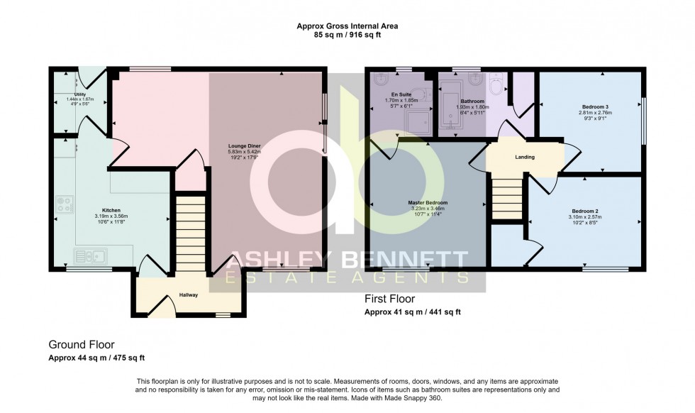 Floorplan for Northfields, Grays, RM17 5TN