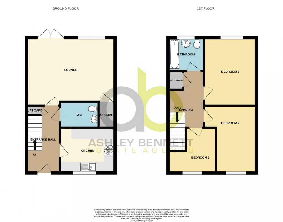 Floorplan for Sawcotts Way, Grays, RM16 2DG