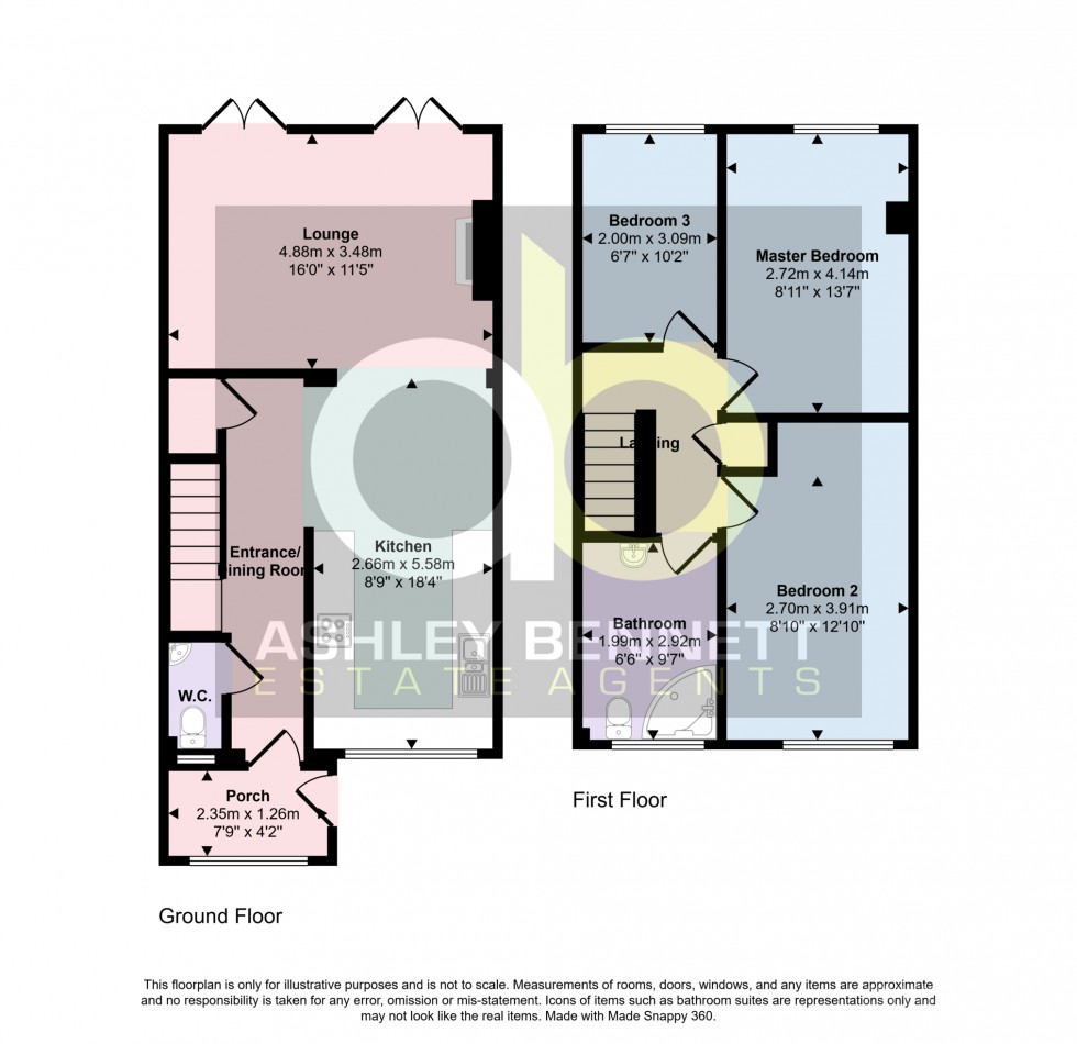 Floorplan for The Beeches, Tilbury, RM18 8ED